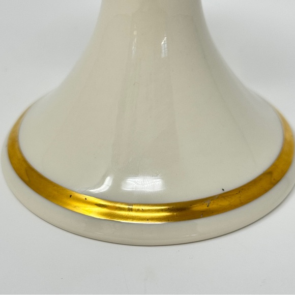 Lenox Carlton Candlestick Holder with Gold Trim - Picture 5 of 5